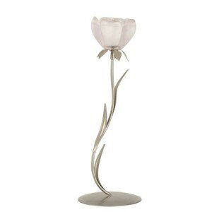 Svícen na čajovou svíčku Růže - Ø12,5*36 cm