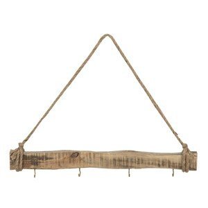 Dřevěný nástěnný věšák - 50*5 cm