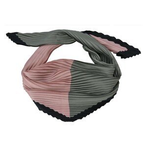 Růžovo šedý šátek - 70*70 cm Clayre & Eef