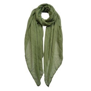 Tmavě zelený šátek - 80*180 cm Clayre & Eef