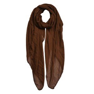 Tmavě hnědý šátek - 80*180 cm Clayre & Eef