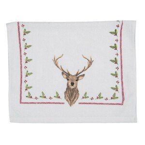 Froté kuchyňský ručník s jelenem Cosy Lodge - 40*66 cm