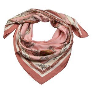 Růžovo bílý námořnický šátek - 90*90 cm Clayre & Eef
