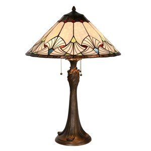 Stolní lampa Tiffany Ventilateur - Ø 51*78 cm