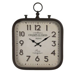 Vintage nástěnné hodiny Champs Elysees - 40*3*53 cm / 1*AA