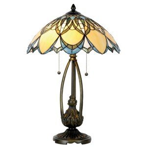 Stolní lampa Tiffany SUN - Ø 40*60 cm  Clayre & Eef