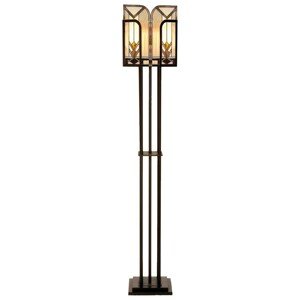 Stojací lampa Tiffany - 35*182 cm 1x E27 / Max 60W Clayre & Eef