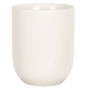 Bílý porcelánový kalíšek na čaj - ∅ 6*8 cm / 0,1L Clayre & Eef
