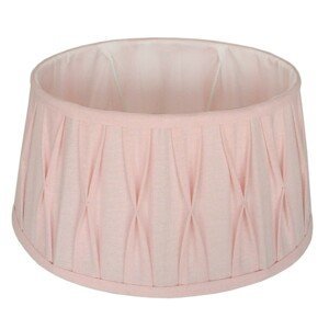Růžové oválné plisované stínidlo Riva pink - 38*31,5*24 cm / E27 Collectione