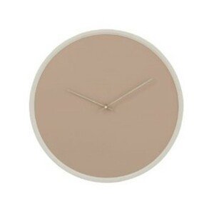 Béžové nástěnné hodiny Perrine L - Ø 50*5 cm J-Line by Jolipa