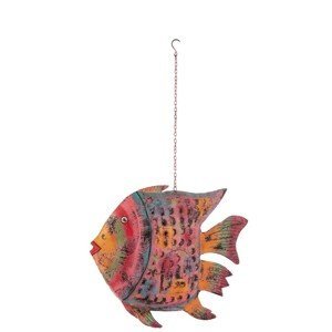 Závěsný svícen veliká ryba Fish Sphere - 77*14*64 cm J-Line by Jolipa