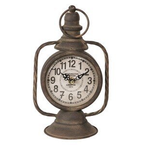 Stolní vintage hodiny Plaisance - 14*11*25/30 cm / 1*AA Clayre & Eef