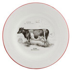 Mělký talíř Kráva Country side animal - Ø 26 cm Clayre & Eef