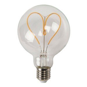 Žárovka Antique LED Bulb Heart - Ø 9*14 cm E27/3W Clayre & Eef