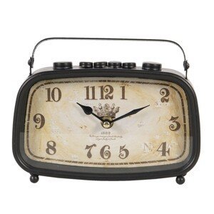 Vintage stolní hodiny Yasmina - 20*5*15 cm / 1*AA Clayre & Eef