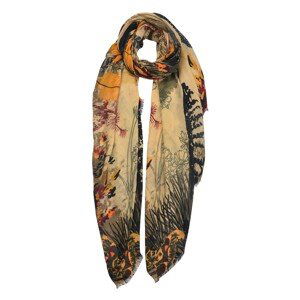 Béžový šátek Jungle - 90*180 cm Clayre & Eef