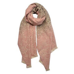 Růžovo hnědý šátek - 65*180 cm Clayre & Eef