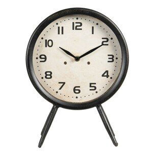 Vintage stolní hodiny Nihel - 24*11*32 cm  / 1*AA Clayre & Eef