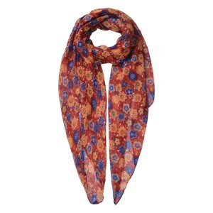 Cihlový šátek s kytičkami - 80*180 cm Clayre & Eef