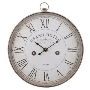 Kovové nástěnné hodiny Grand hotel - 61*7*68 cm / 1xAA Clayre & Eef