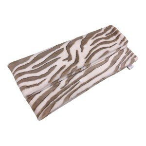 Hnědo béžová deka / přehoz Zebras - 130x180cm*2cm Mars & More
