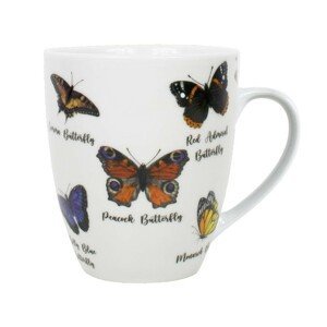 Porcelánový hrnek motýlci - 11,5*8,5*10cm Mars & More