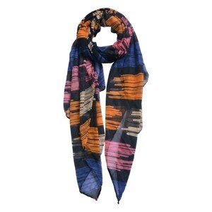 Vícebarevný šátek s pruhy - 80*180 cm Clayre & Eef