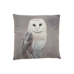 Sametový polštář se sovou Owl - 45*45cm J-Line by Jolipa