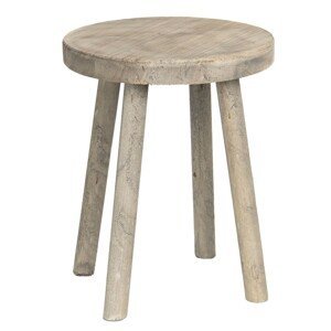 Dřevěná dekorační stolička – Ø 24*31 cm Clayre & Eef