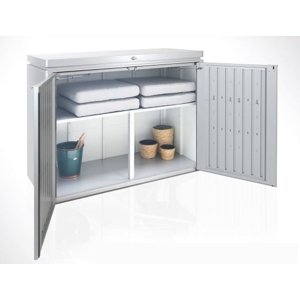 Dvojitá podlážka ke skříni HighBoard 200, stříbrná metalíza BH75025