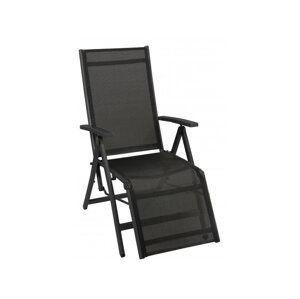 Křeslo ACTIVE, relaxační, polohovací, černostříbrné DP266AC091019