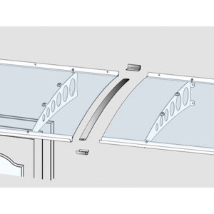 Spojovací díl pro stříšky PT/G, PT/GR, PT/ET - Elox GU7200906