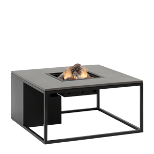 Stůl s plynovým ohništěm COSI Cosiloft 100 černý rám / šedá deska HM5957850