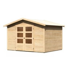 dřevěný domek KARIBU AMBERG 5 (23600) natur LG3509