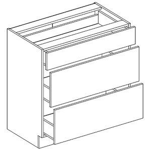 ADHARA B, dolní skříňka D-80 S3, bílá/wenge
