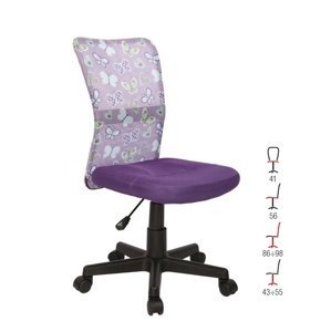 Dětská židle BOSKO, fialová