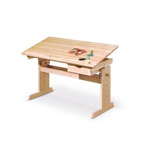Dětský psací stůl FURUD, lakovaná borovice