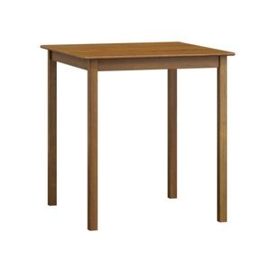 Stůl DASHEN 2, 100 x 100 cm, masiv borovice, moření dub