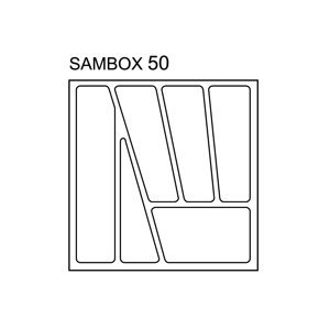 Pořadač do zásuvek SAMBOX, 50 cm