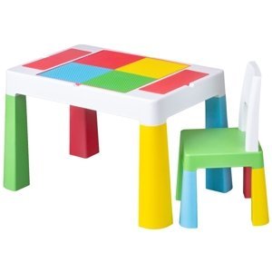 Dětská sada stoleček a židlička PESSEN, multicolor