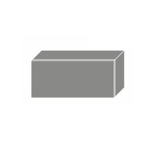 PLATINUM, skříňka horní W4b 80, korpus: bílý, barva: black stripes