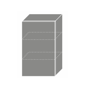 PLATINUM, skříňka horní W2 45, korpus: grey, barva: black stripes