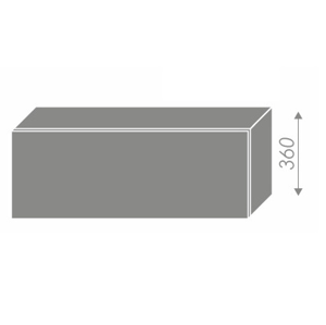 PLATINUM, skříňka horní W4b 90, korpus: grey, barva: black stripes