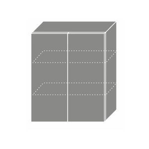 PLATINUM, skříňka horní W3 60, korpus: grey, barva: black stripes