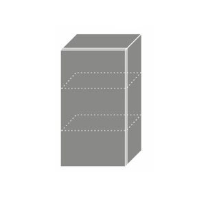 PLATINUM, skříňka horní W2 40, korpus: grey, barva: black stripes