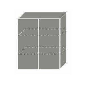 SHAULA, skříňka horní W3 60, korpus: grey, barva: black