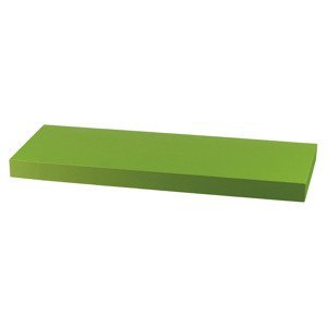 Nástěnná polička P-001 GRN, 60 cm, barva zelená