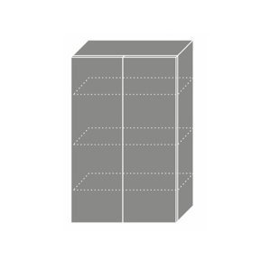 SHAULA, skříňka horní W4 60, korpus: grey, barva: black