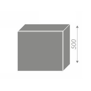 SHAULA, skříňka horní na digestoř W8 60, korpus: grey, barva: black