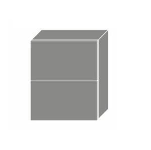 TITANIUM, horní skříňka W8B 60 AV, korpus: grey, barva: fino černé